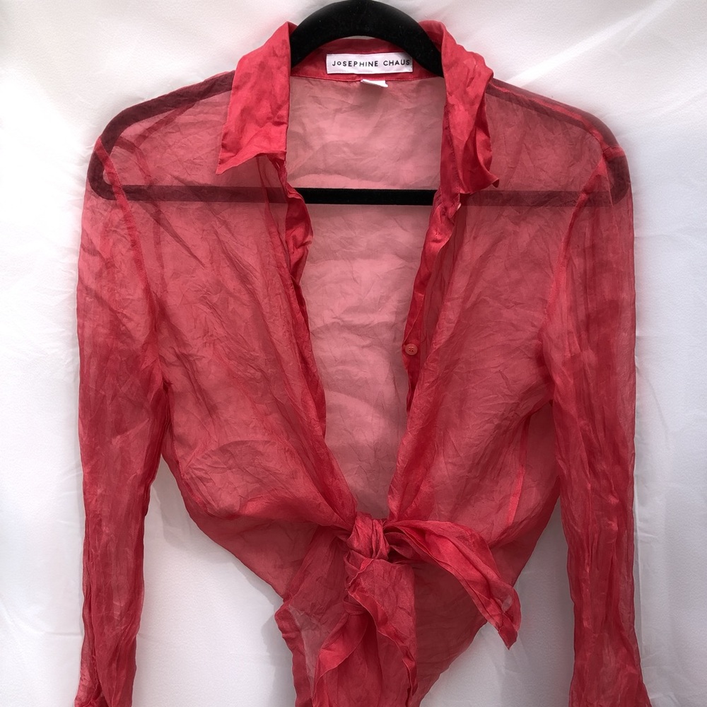 Sheer Pink Blouse